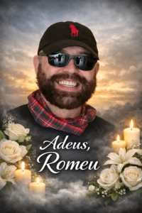 Romeu morreu em decorrência das fortes chuvas em São Paulo 🌧️⚠️🖤