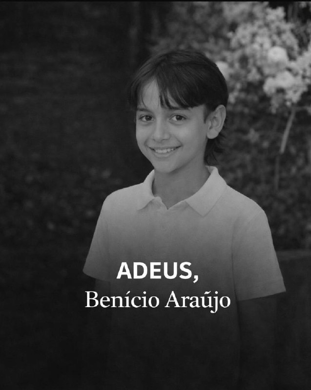 Benício faleceu com apenas 8 anos