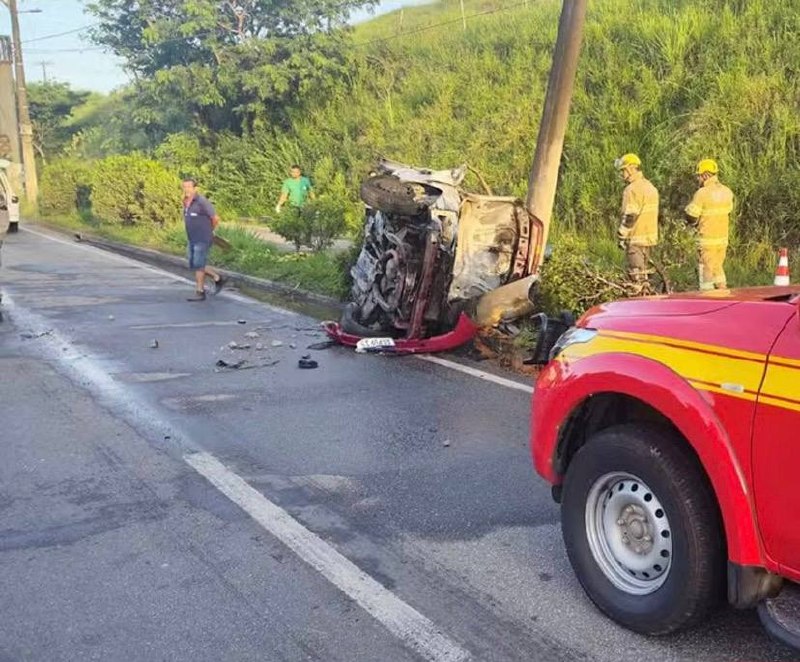 Jovem de 23 anos morre carbonizado em grave acidente de carro