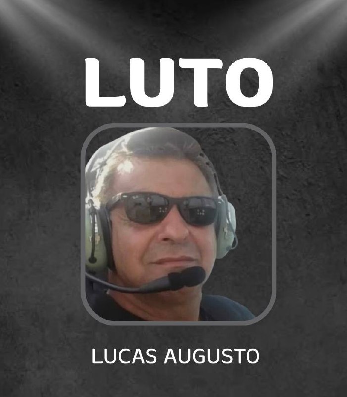 Lucas faleceu em decorrência da queda de avião