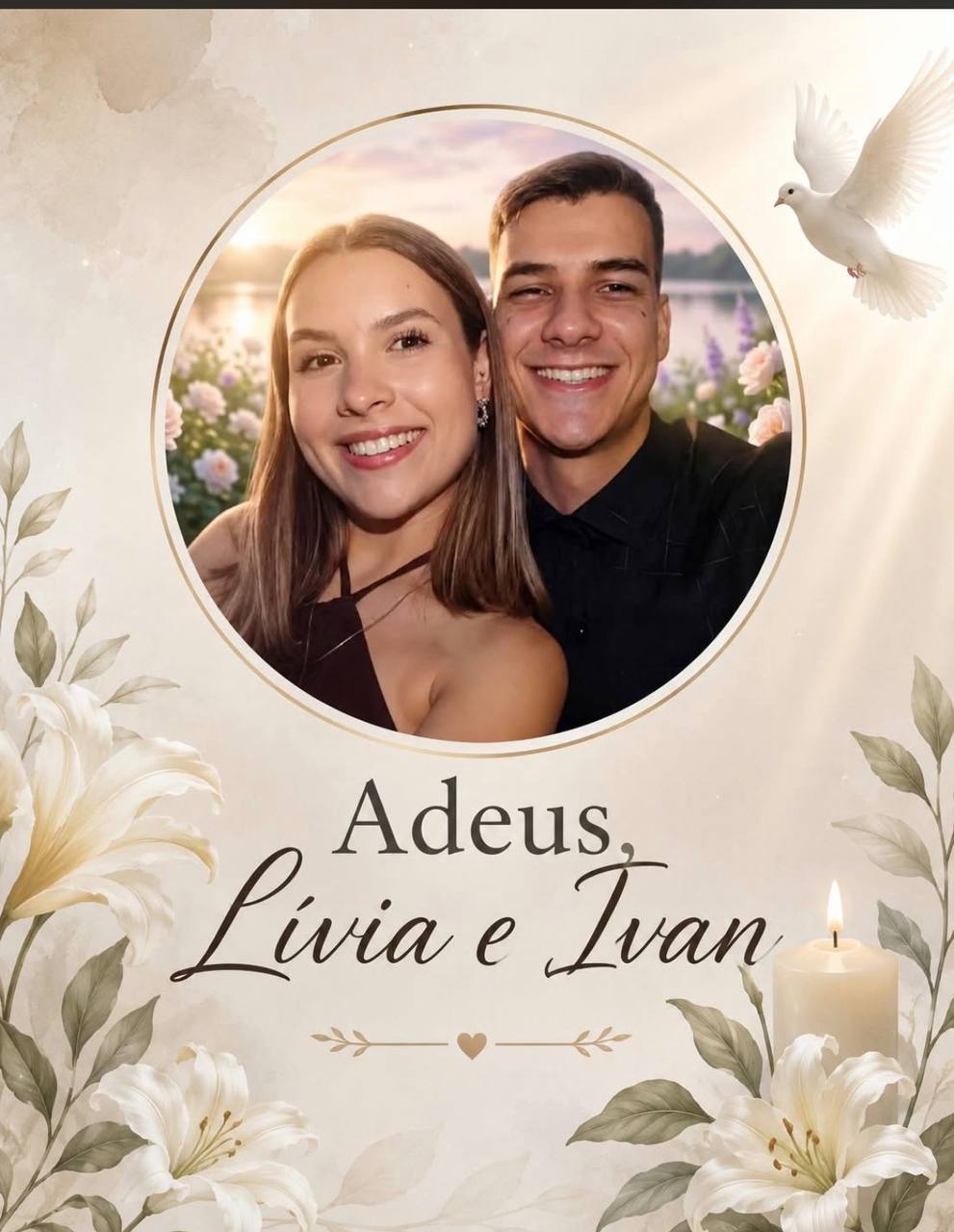 Ivan e Lívia falecem em gravíssimo acidente de trânsito