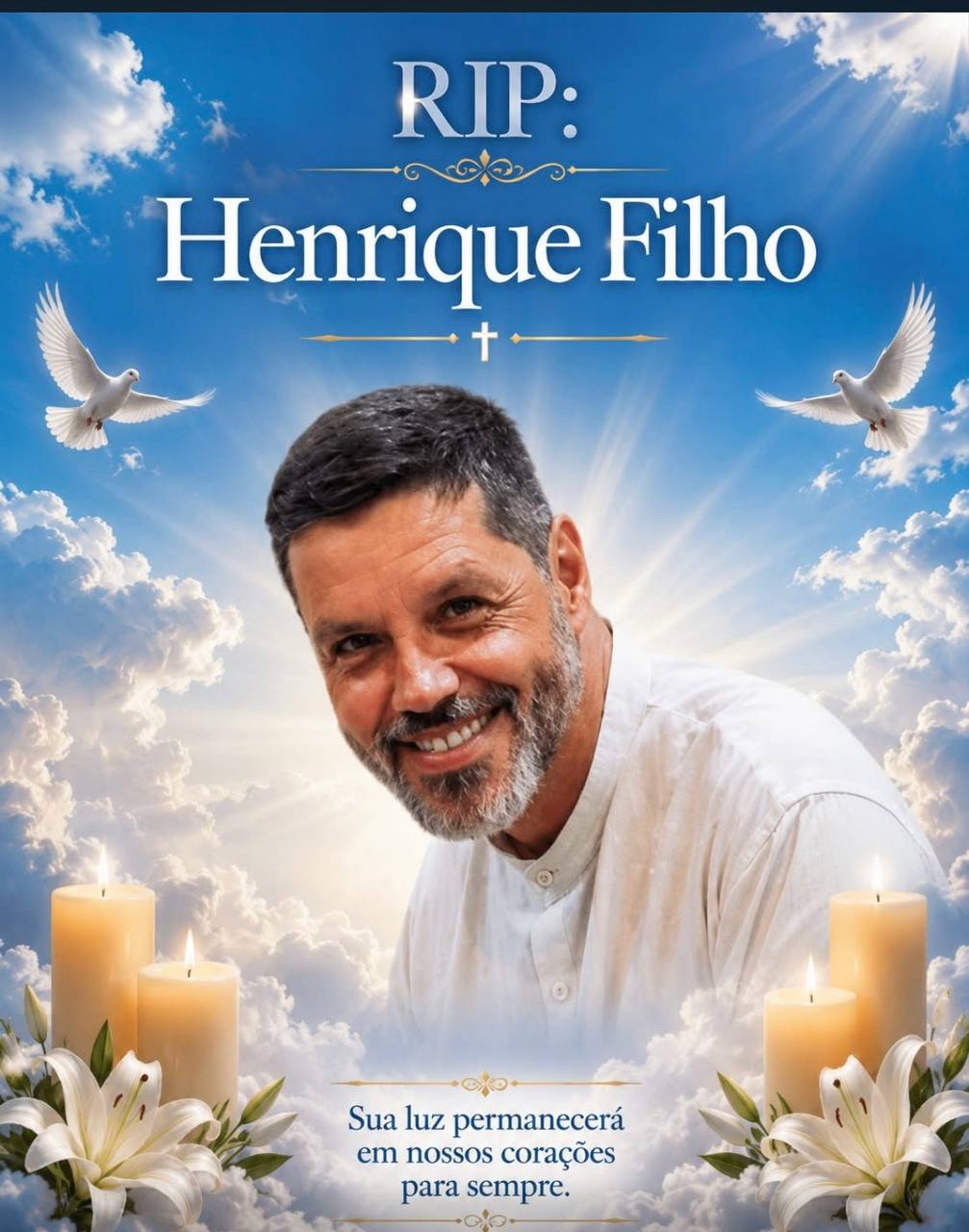 🕊️😔 Henrique Guariente Filho falece em acidente de avião