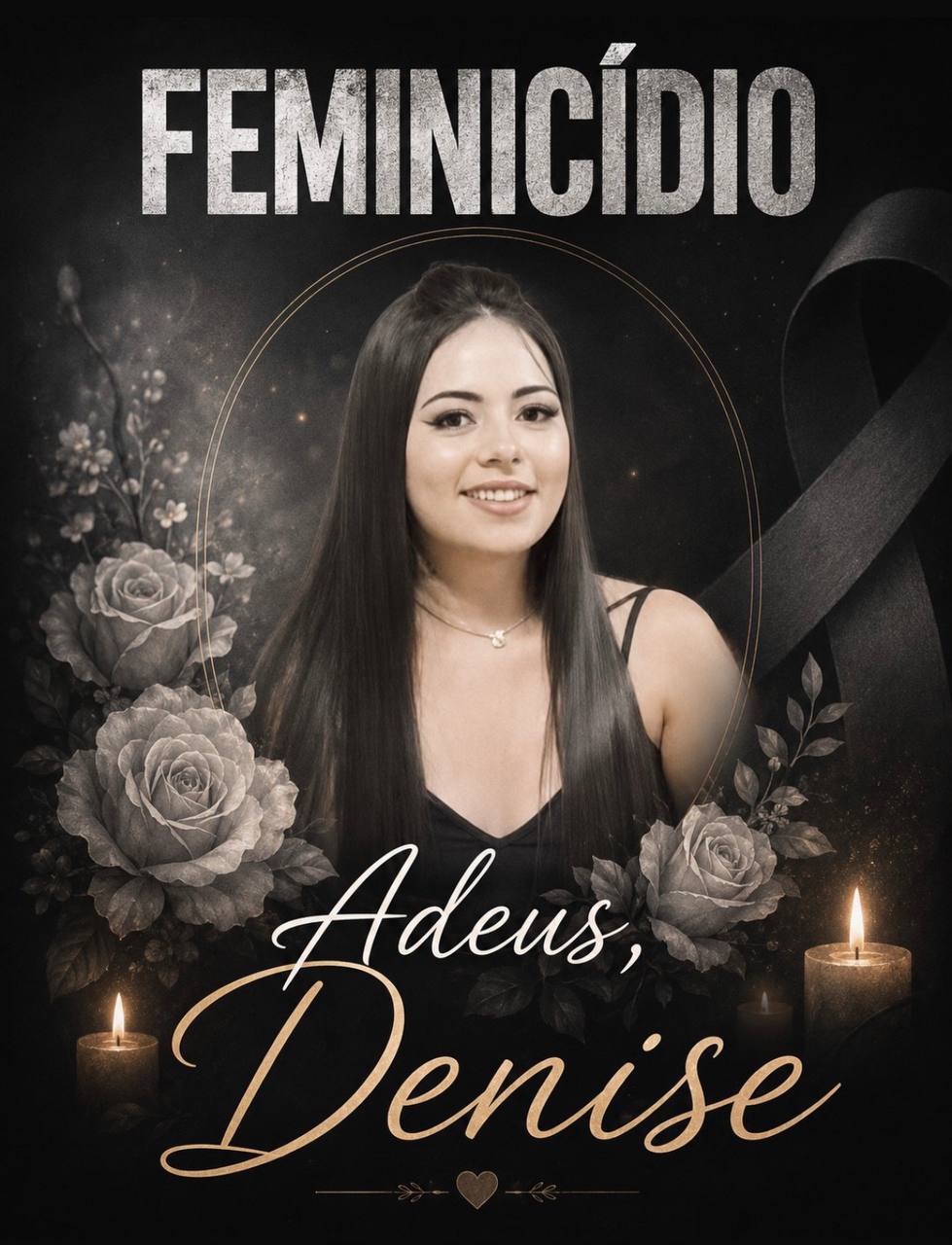 Denise foi assassinada; tinha apenas 21 anos