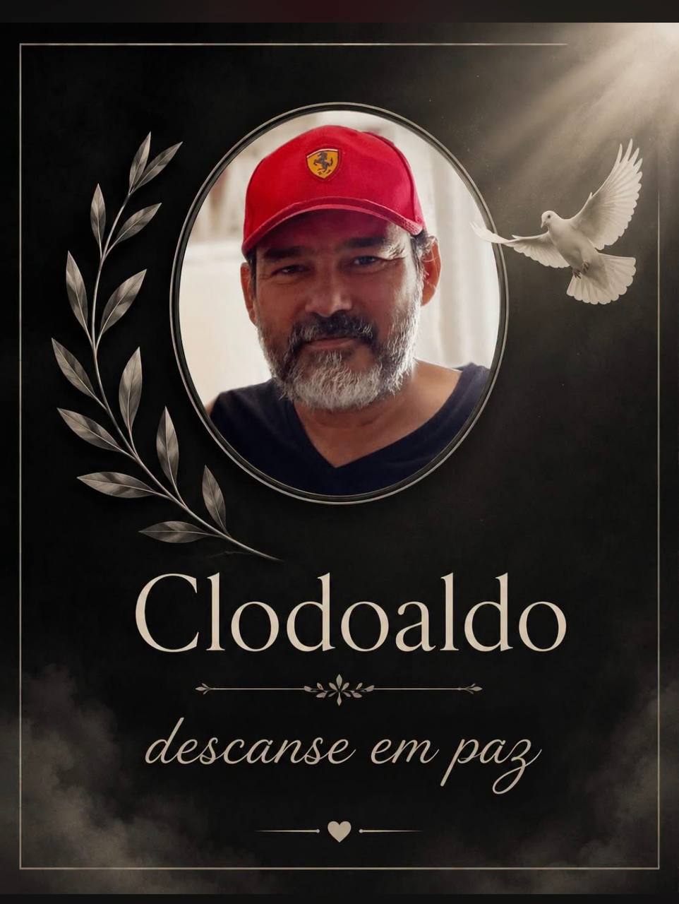 Clodoaldo faleceu precocemente com apenas 52 anos