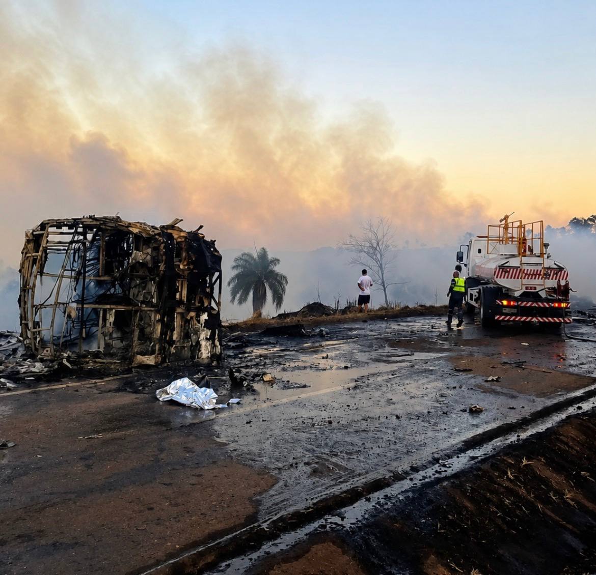 Tragédia na BR-040: acidente fatal deixa dois mortos e dezenas de feridos