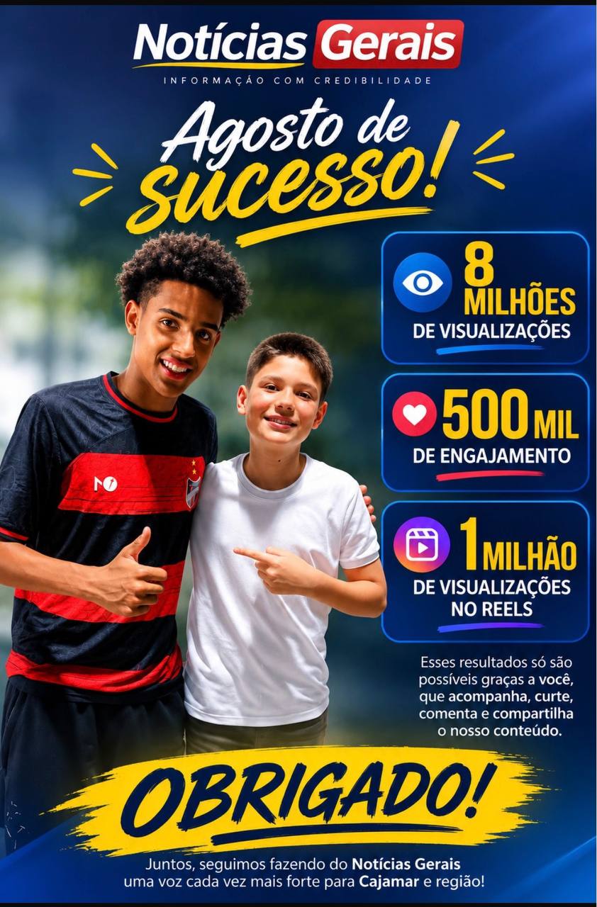 Notícias Gerais tem audiência histórica em agosto