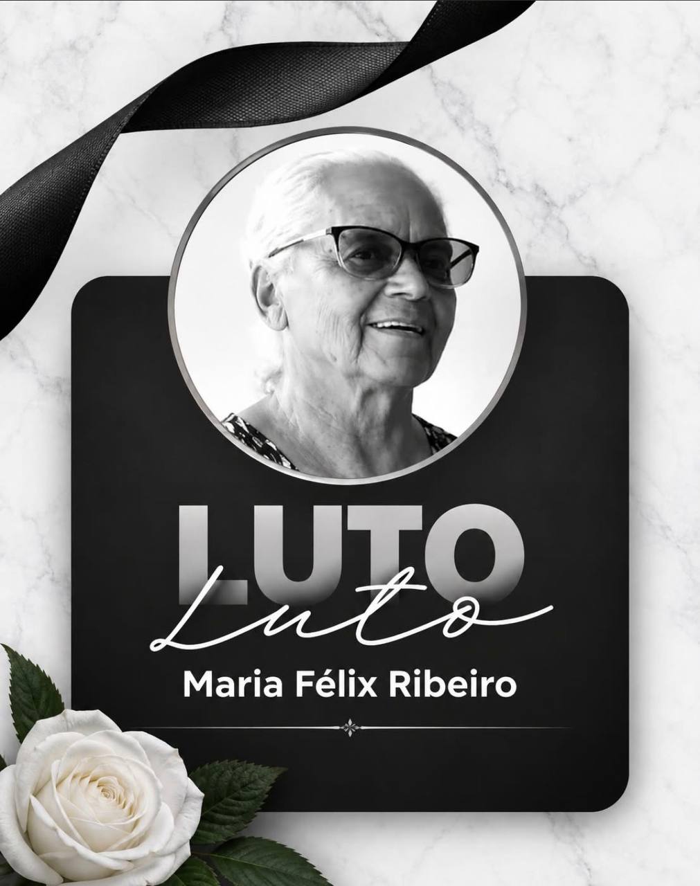 Dona Maria Félix foi recolhida pelo SENHOR