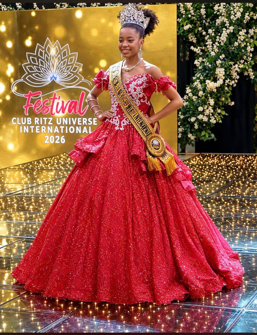 Emily Gabriely dá show em Curitiba e conquista o título de Miss Internacional