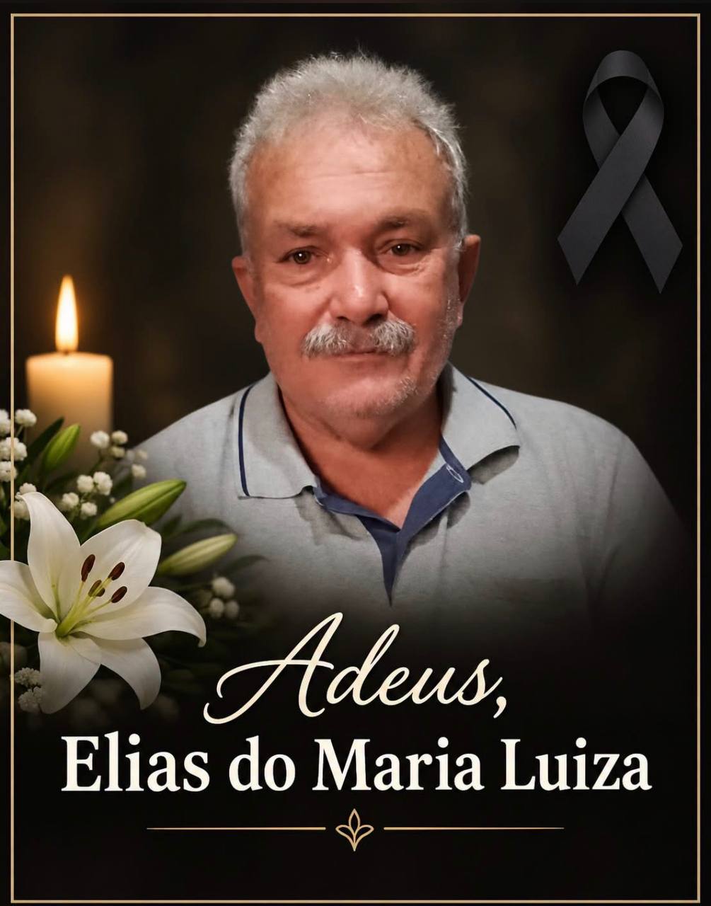 NOTA DE FALECIMENTO: Elias “do Maria Luiza”