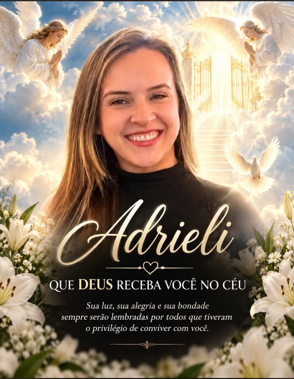 🖤 FEMINICÍDIO: ADEUS, ADRIELI BORSATI
