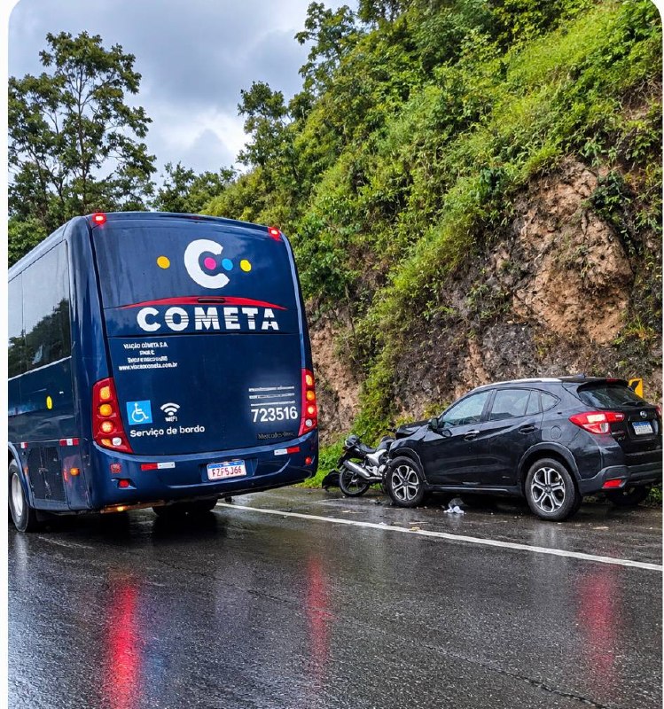 🚨 Acidente entre moto e carro na Anhanguera, perto da Natura